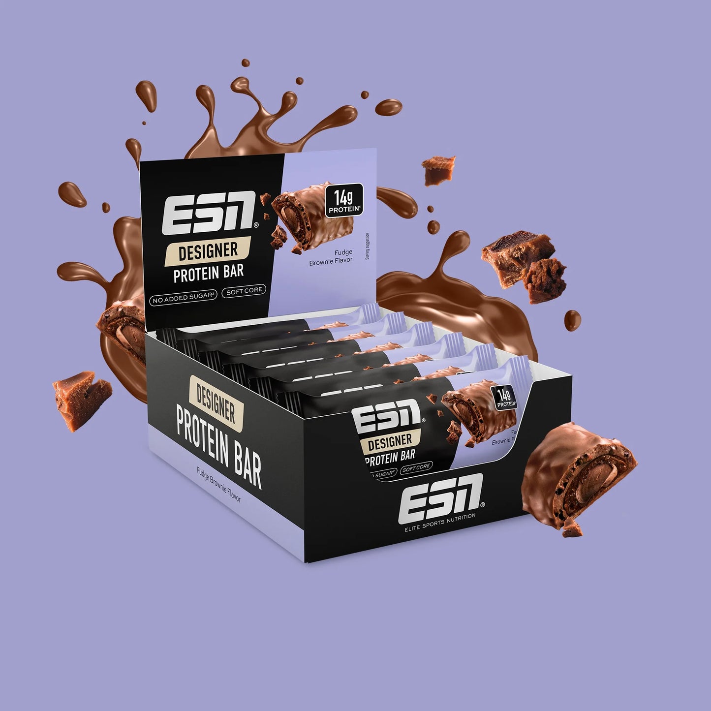 ESN Designer Bar Box Fudge Brownie