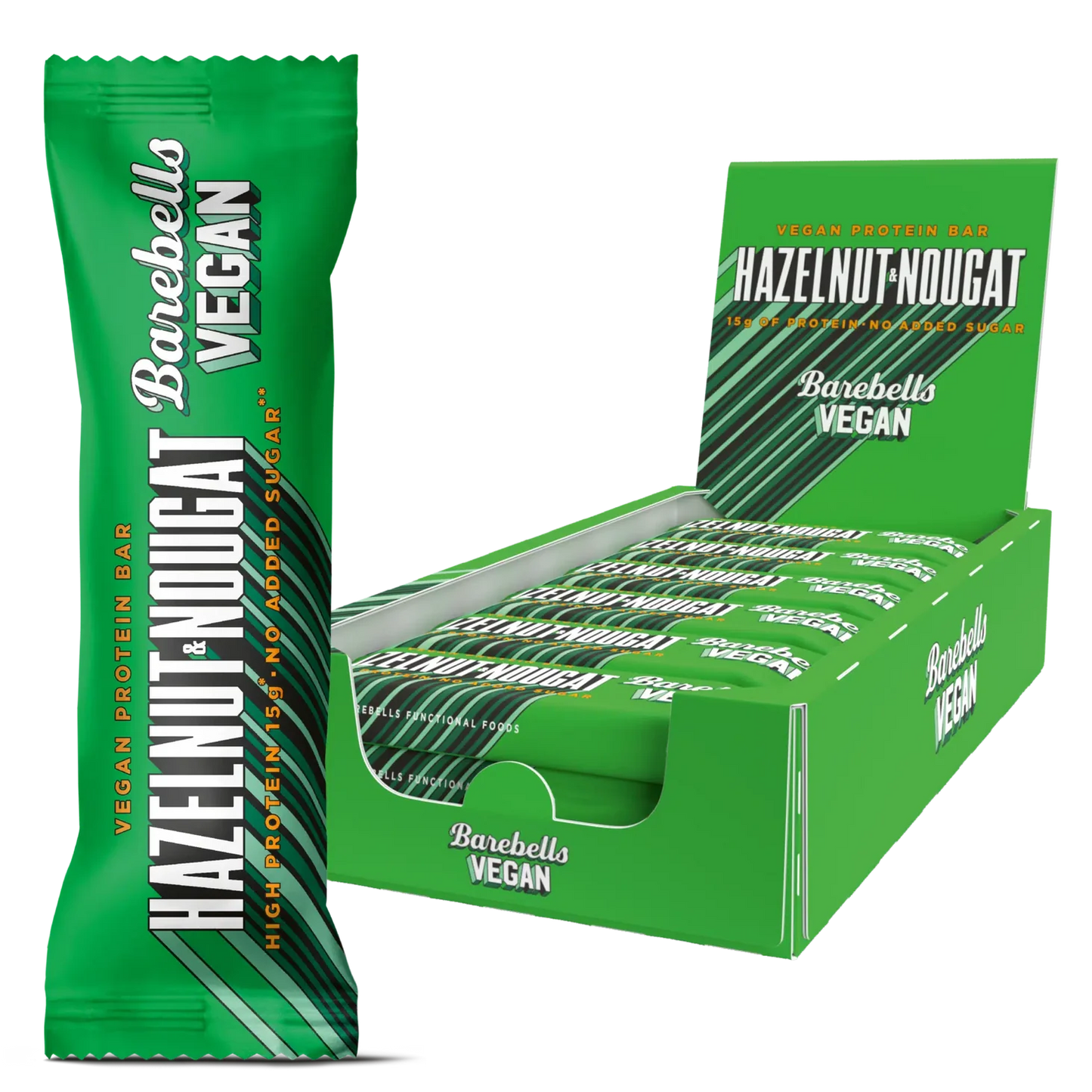 Vegan Riegel Box Hazelnut Nougat (12x55g)