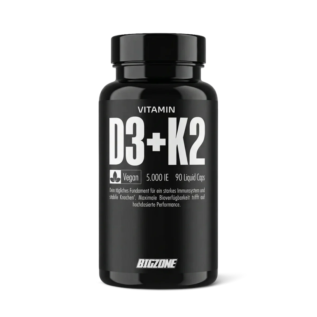 BigZone Vitamin D3 + K2 Liquid (90 Kapseln)