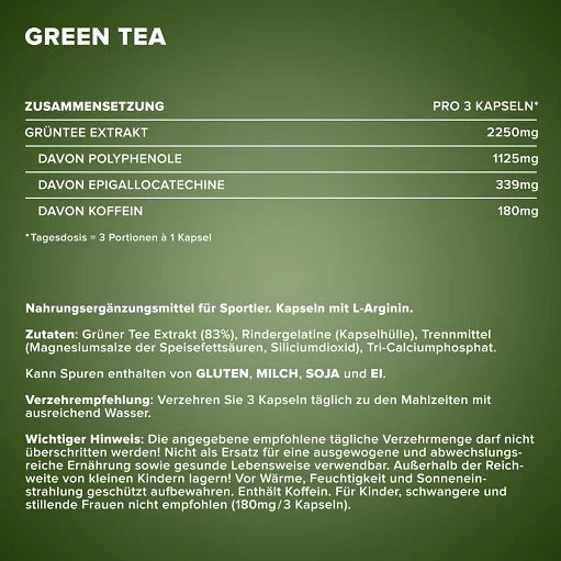 IronMaxx Green Tea (130 Kapseln)